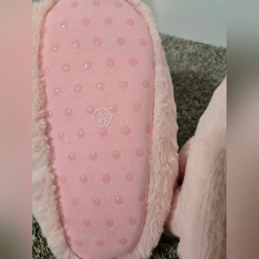 Pink Unicorn Slippers Kids Size Large 4-5, New With Tags Cat & Jack Brand